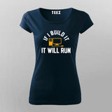 Build It Run It Programmer  T-shirt For Women