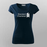 SCB - Standard Chartered Bank Logo  T-shirt For Women