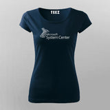 Microsoft System Center Management SCCM Software T-Shirt For Women