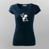 Funny Robot Puking Programmer Engineer T-Shirt For Women