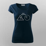 You're Pointless Adult Humor Math Graphic  T-Shirt For Women