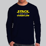 A New Hope Stack Overflow Full Sleeve T-Shirt For Men Online India