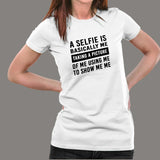 Swami Nithyananda Funny Selfie Definition T-Shirt For Women