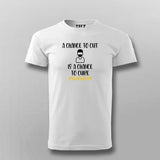 A CHANCE TO CUT IS CHANCE TO CURE T-shirt For Men Online Teez