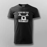 A Good Ride Fixes Everything Biker T-Shirt For Men Online India