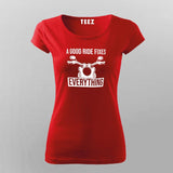 Everything Biker T-Shirt For Women India