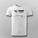 ANGRY ZIP Funny  T-shirt For Men