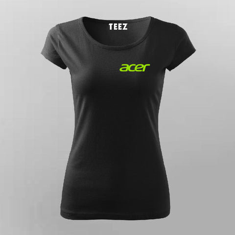 Acer Chest Logo T-Shirt For Women Online India