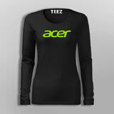 Acer Full Sleeve T-Shirt For Women Online