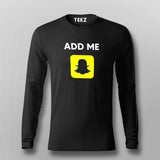 Snapchat Full Sleeve T-Shirt India