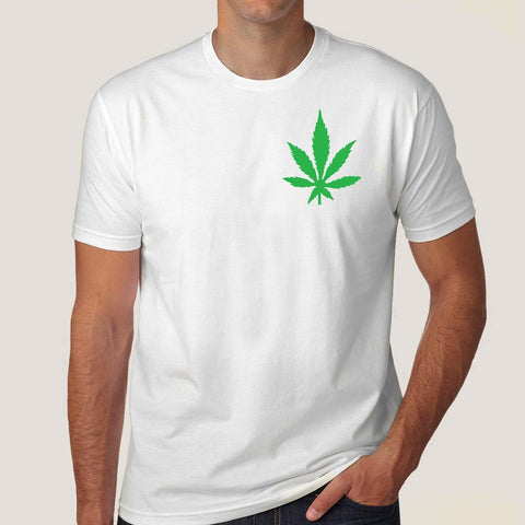 Addicted to Weed Chest Logo Men's Pot T-shirt