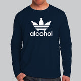 Adidas Parody Funny Alcohol T-Shirt For Men
