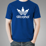 Adidas Parody Funny Alcohol T-Shirt For Men