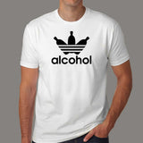 Adidas Parody Funny Alcohol T-Shirt For Men