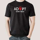 adopt pets don't buy t-shirt india