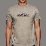 And The Adventure Begins T-shirt For Men