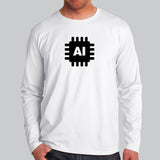 Artificial Intelligence Full Sleevev T-Shirts For Men Online