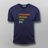 AI Programmer: Superhero & Legend T-Shirt