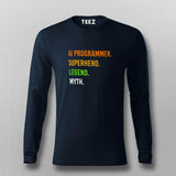 AI Programmer: Superhero & Legend T-Shirt