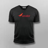 Air India Flag-carrier Airline Of India V-Neck T-shirt For Men Online India 