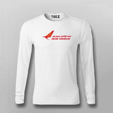 Air India Flag-carrier Airline Of India Full Sleeve T-shirt For Men Online India 