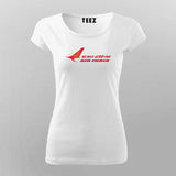 Air India Flag-carrier Airline Of India T-Shirt For Women Online India 
