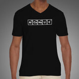 Alcoholic Periodic Table V Neck T-Shirt For Men Online