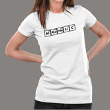 Alcoholic Periodic Table T-Shirt For Women
