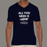 All You Need Is Love And Coffee T-Shirt For Men
