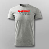 All Stressed Out And No One To Choke Funny T-Shirt For Men Online India