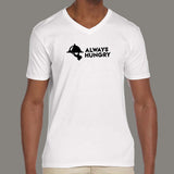 Always Hungry V-Neck T-Shirt For Men Online India