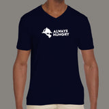 Always Hungry V-Neck T-Shirt For Men India