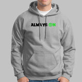 Always On Tech Men's T-Shirt - For Devs That Never Log Off