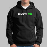 Always On Tech Men's T-Shirt - For Devs That Never Log Off
