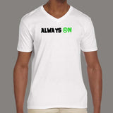 Always On V Neck T-Shirt For Men Online India