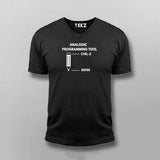 Analogic Programming Tool Funny Programming V Neck T-shirt For Men Online Teez