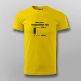 Analogic Programming Tool Funny Programming T-shirt For Men