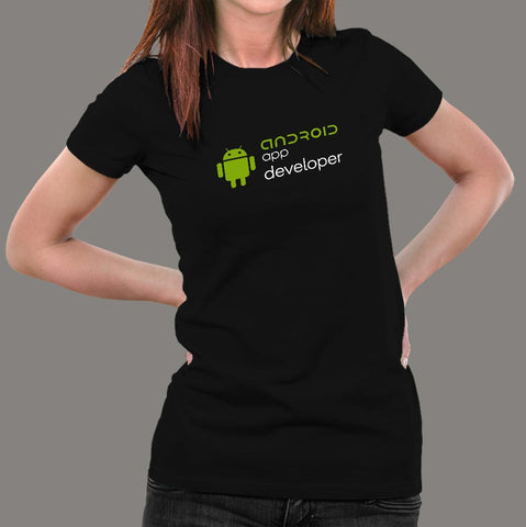 Android App Developer Women’s Profession T-Shirt Online India
