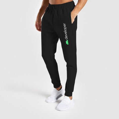 Android Developer Jogger Track Pants With Zip for Men