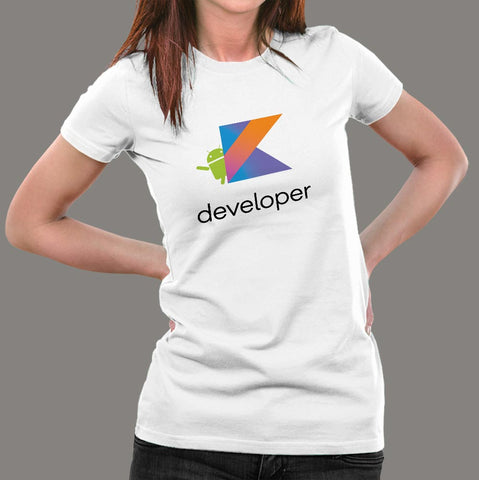 Android Kotlin Developer Women’s Profession T-Shirt Online India