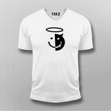 Angel Devil Smiley Face T-Shirt For Men