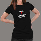 Anger Only Coder Understand Geek T-Shirt For Women Online India