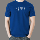 Angular Js Heartbeat T-Shirt For Men