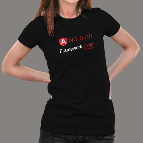 Angular Js Framework Developer Women’s Profession T-Shirt Online India