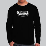 Animal Rescue Full Sleeve T-Shirt For Men Online India