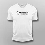Aperture Laboratories Men's Portal Vneck T-Shirt India