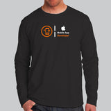 Apple Mobile App Developer Full Sleeve T-Shirt For Men India