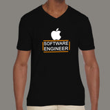 Apple Software Engineer Men’s V Neck T-Shirt India