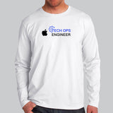 Apple Technical Operations Engineer Men’s Profession Full Sleeve T-Shirt India