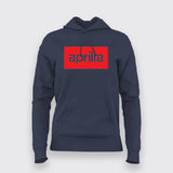Ride in Style with Our Women's Aprilia T-Shirt